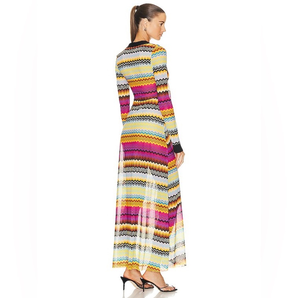 Missoni zigzag cover up cardigan maxi dress NWT - Picture 12 of 13